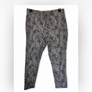 Chico's Leopard Print Trousers